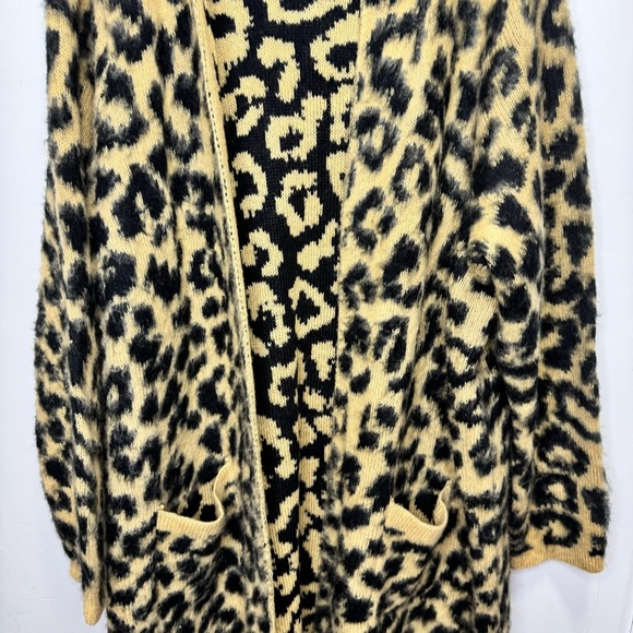 Torrid Leopard Brushed Duster Cardigan Size 4x Animal Print - Picture 12 of 15